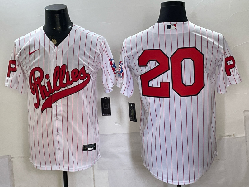 Men 2026 Philadelphia Phillies #20 white Game Nike MLB Jersey 080600->philadelphia phillies->MLB Jersey